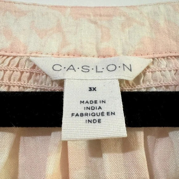 NWT Caslon Pink Oversized Blouse with Relaxed Long Sleeves 3x - Picture 5 of 9